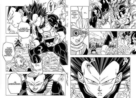 Pages of Vegeta in Destroyer Form