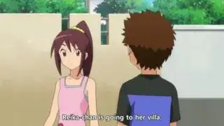 "Reika-chan is going to her villa."