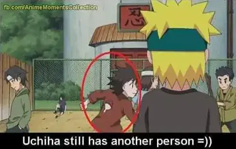 Uchiha still has "this" person