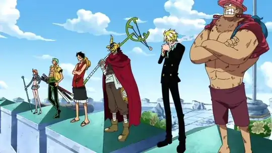 Strawhats stand against CP9 in Enies Lobby