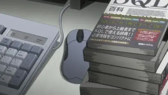 SQL book owned by Daru in Steins;Gate