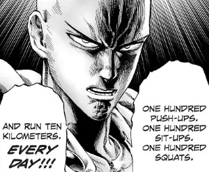 Saitama training