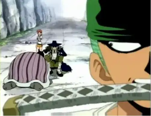 Sham behind Zoro