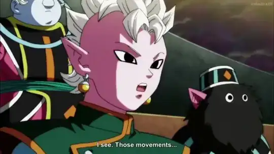 "I see. Those movements..."