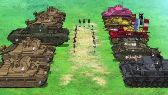 Girls und Panzer screencap