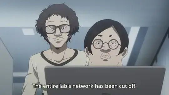 Episode 3: lab's network has been cut off