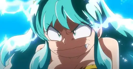 Lum in the Rumic World anniversary animation