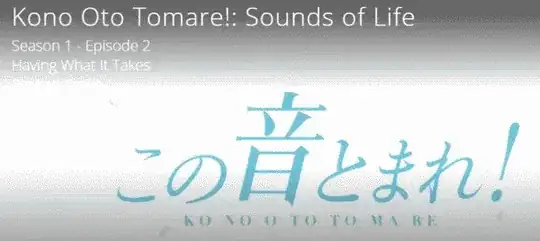 title shot of anime, Kono Oto Tomare!