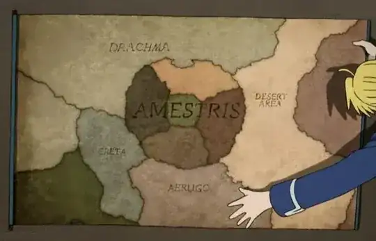 Map of Amestris and the surrounding area