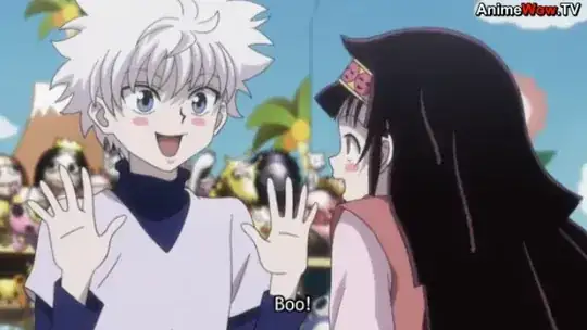 Killua coming back from "the dead".