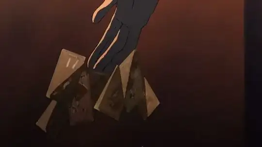 Kirei discarding the class cards