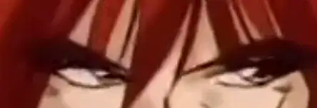 Kenshin's strands of hair disappear in front of his eyes