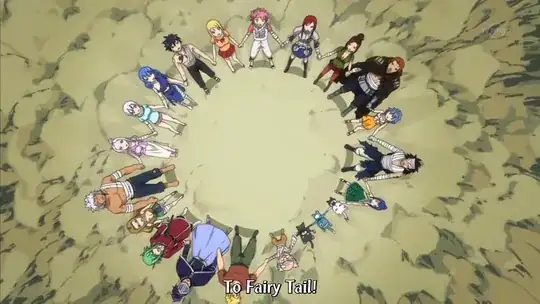 Fairy Tail human circle