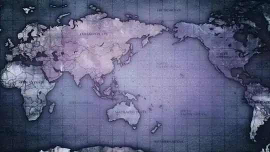 Mahouka Koukou pre-WW3 world map