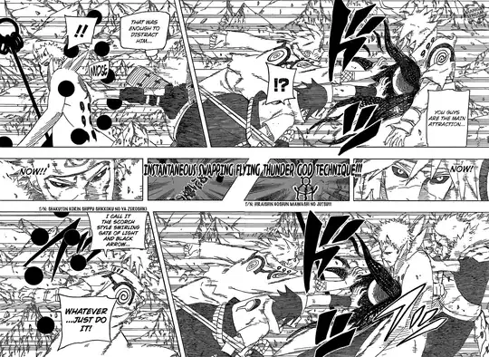 Naruto 2-page spread