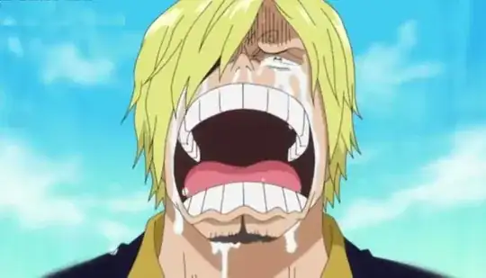 When Sanji cries