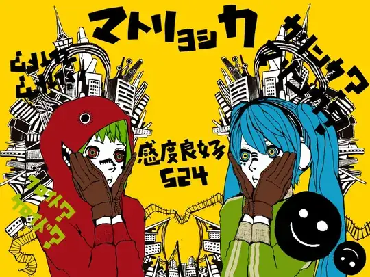 art from the Vocaloid song, known as "Matryoshka."