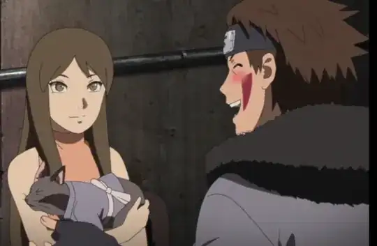 Kiba with ninja cat user