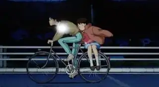 Whisper of the Heart - Bike scene