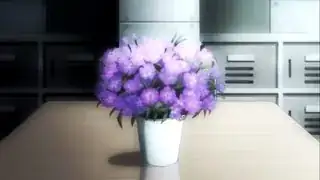 Flowers left for Haruki Sagae on episode 5