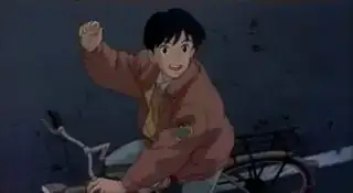 Whisper of the Heart - Bike scene 2