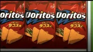 Scene with Doritos bags