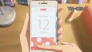 Mitsuha's phone screen at around 29:08