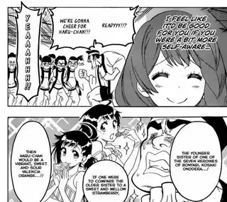 Seven Heroines mentioned in Manga