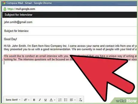 Image titled Administer an Email Interview Step 2