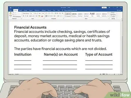 Image titled Write a Separation Agreement Step 12
