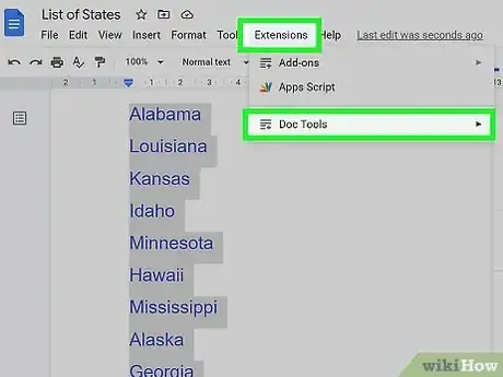 Image titled Alphabetize in Google Docs Step 10