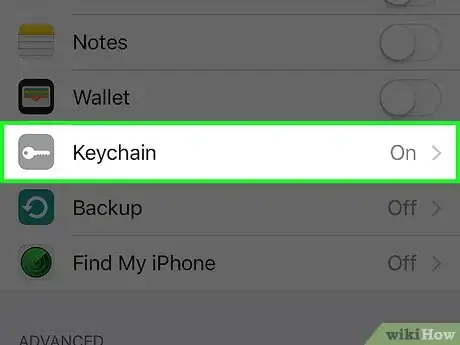 Image titled Turn Off iCloud Keychain on an iPhone Step 3