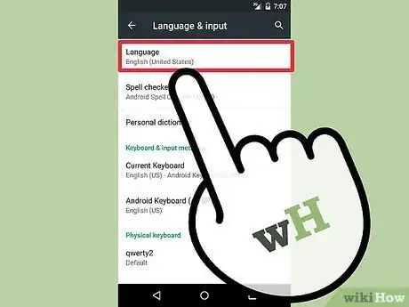 Image titled Install the Arabic Language on Android Step 3