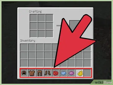 Image titled Change Leather Armour Colour in Minecraft Step 1