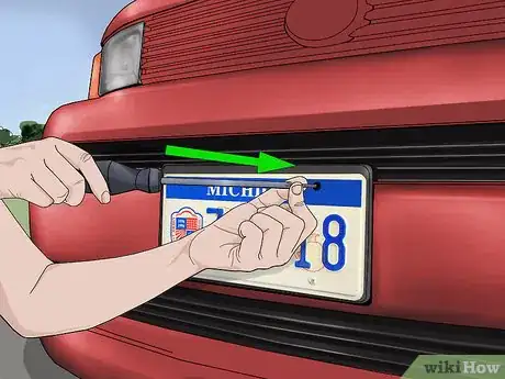 Image titled Install a Front License Plate Step 9