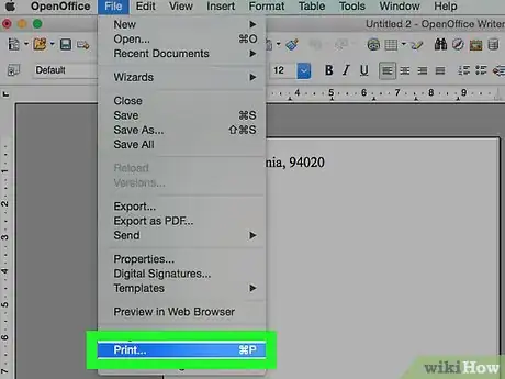 Image titled Print Address Labels Using OpenOffice Step 17