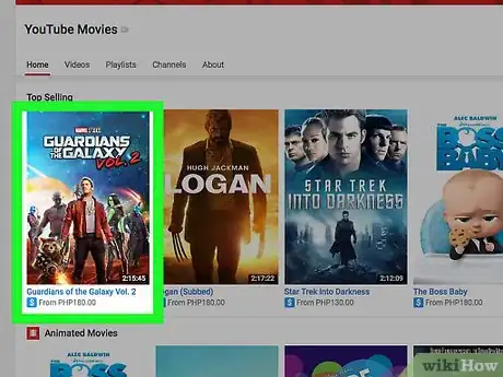 Image titled Find Full Length Movies on YouTube Step 5