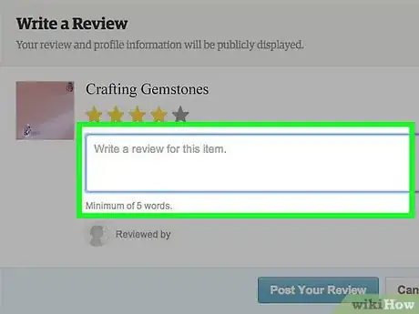 Image titled Write an Etsy Review Step 3