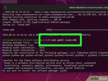 Image titled Install Steam on Linux Step 16