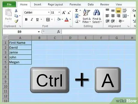 Image titled Alphabetize Cells in Excel Step 6