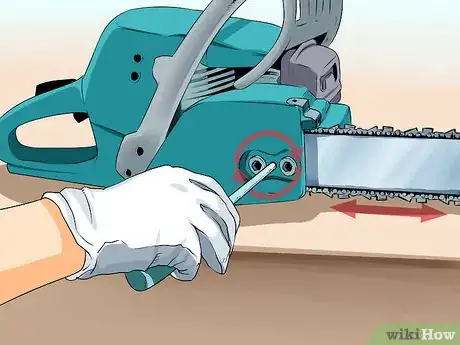 Image titled Adjust Chainsaw Tension Step 13