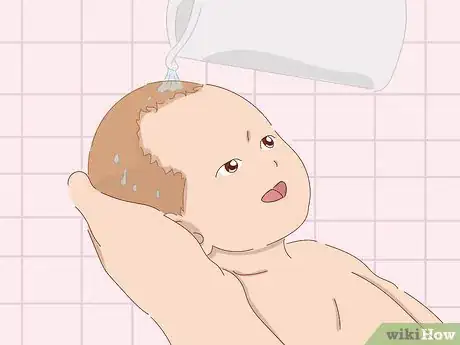 Image titled Wash Newborn Hair Step 6