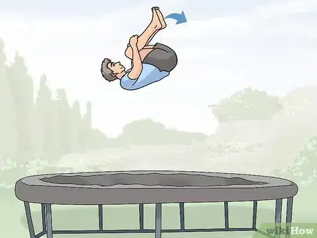 Image titled Land a Front Flip on the Trampoline Step 10