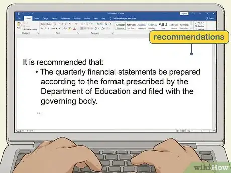 Image titled Write an Audit Report Step 13