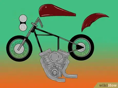 Image titled Build a Chopper Motorcycle Step 2