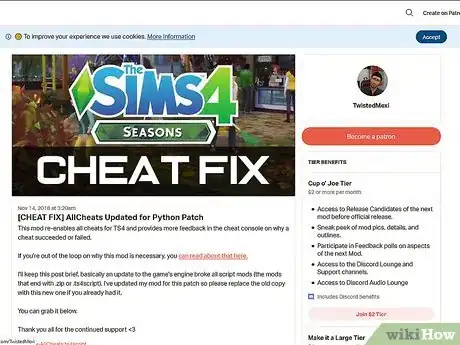 Image titled Get Your Sims Married Using Cheats Step 1