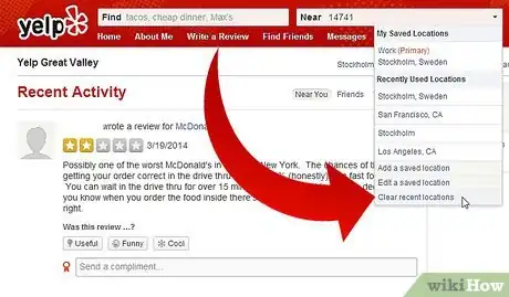 Image titled Delete a Location from the Search Bar on Yelp Step 12