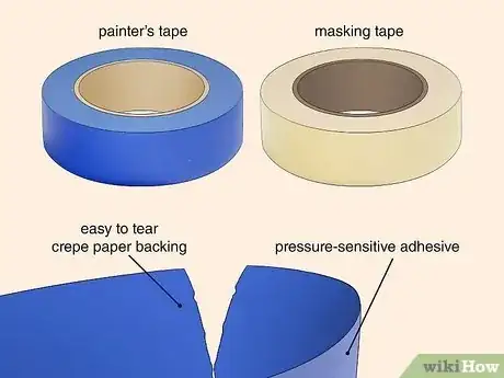 Image titled Masking Tape vs Painters Tape Step 1