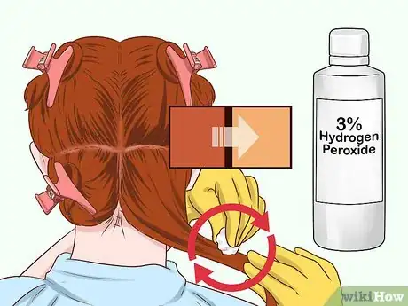 Image titled Bleach Your Hair With Hydrogen Peroxide Step 11