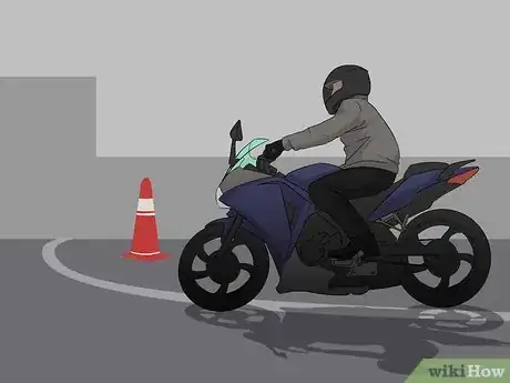 Image titled U‐Turn on a Motorcycle Step 10